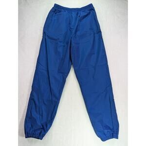 VTG 90s Nike Royal Blue Nylon Track Pants Women’s M Zipper Ankle
